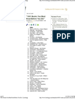 1001 Books You Must Read Before You Die - Listology | PDF | Jane ...