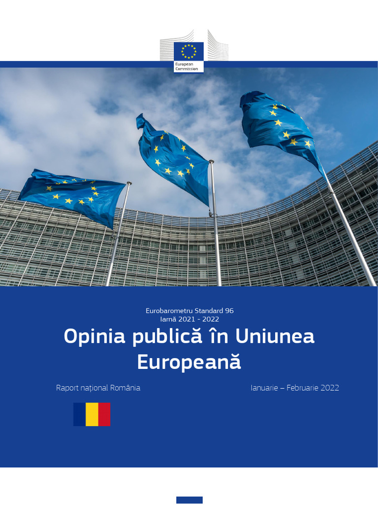 Standard Eurobarometer 96 Winter 2021-2022 National Report RO | PDF