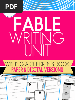 FableWritingUnit10DaysofWritingLessonsPDFandGoogleSlidesVersions-1