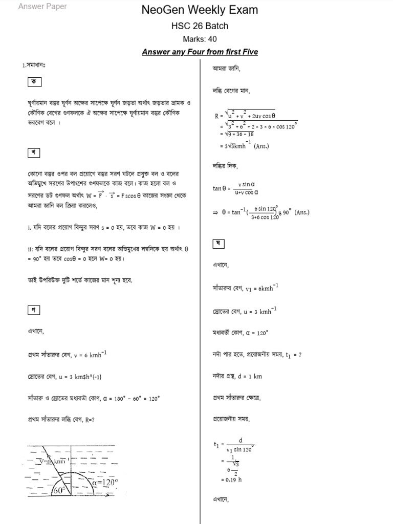 Vector Answer | PDF