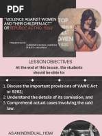 Understanding VAWC Law in the Philippines | PDF | Violence ...