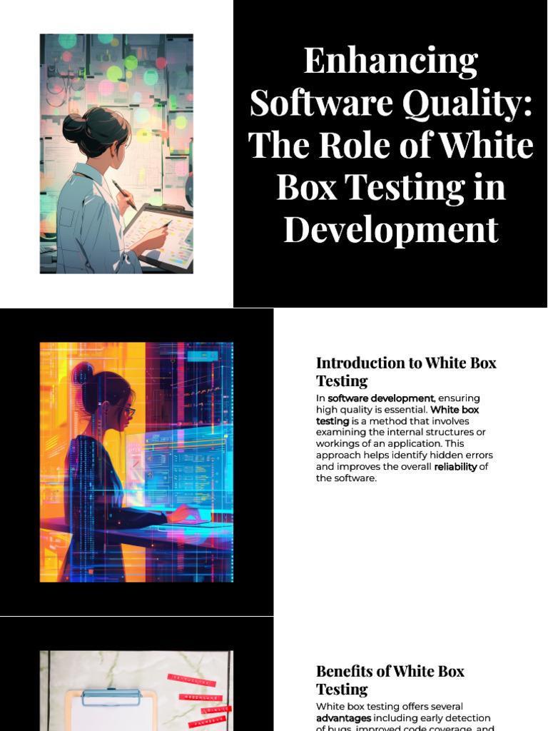 Slidesgo Enhancing Software Quality The Role of White Box Testing in ...