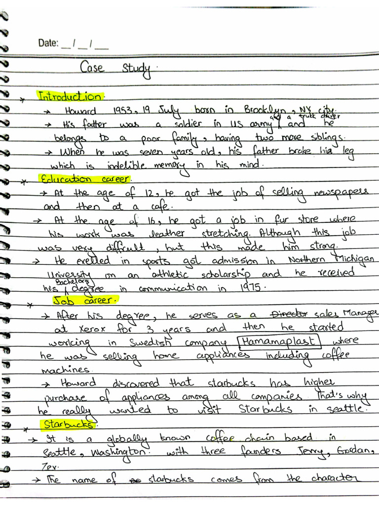 Case Study Starbucks | PDF