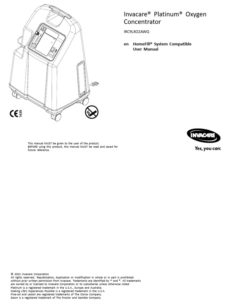 Ivacare Platinum Oxygen | PDF | Electromagnetic Interference ...