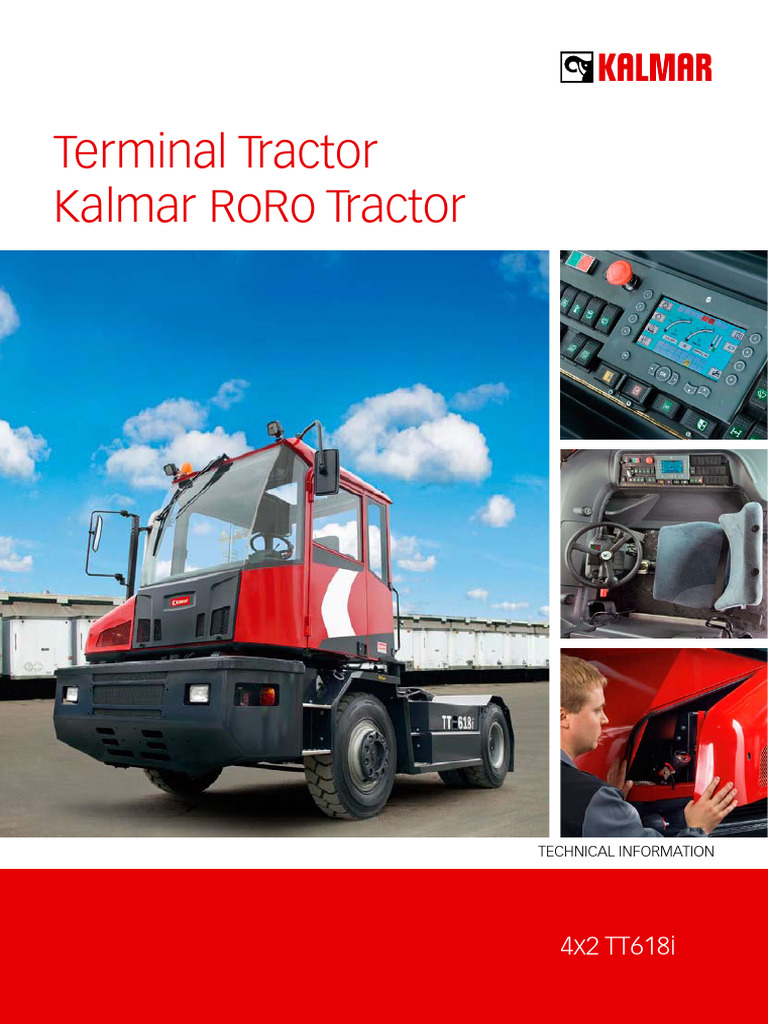 Kalmar RoRo Tractor Technical Specs | PDF | Tractor | Motor Vehicle
