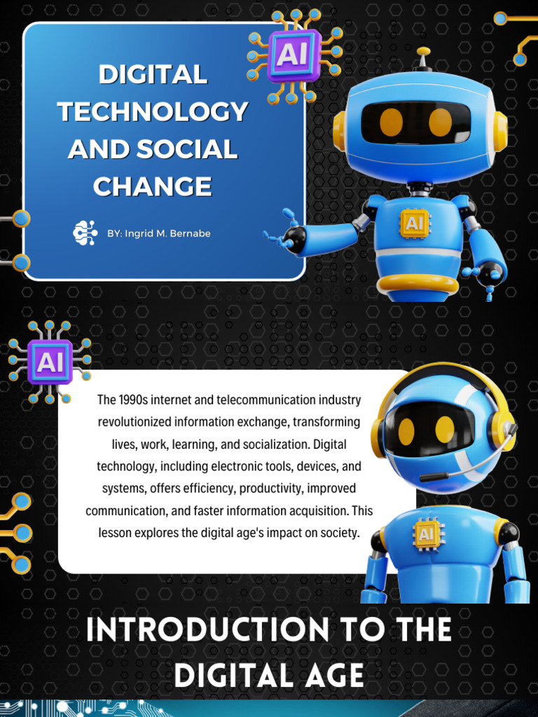 Social Impact of Digital Technology | PDF | Educational Technology ...