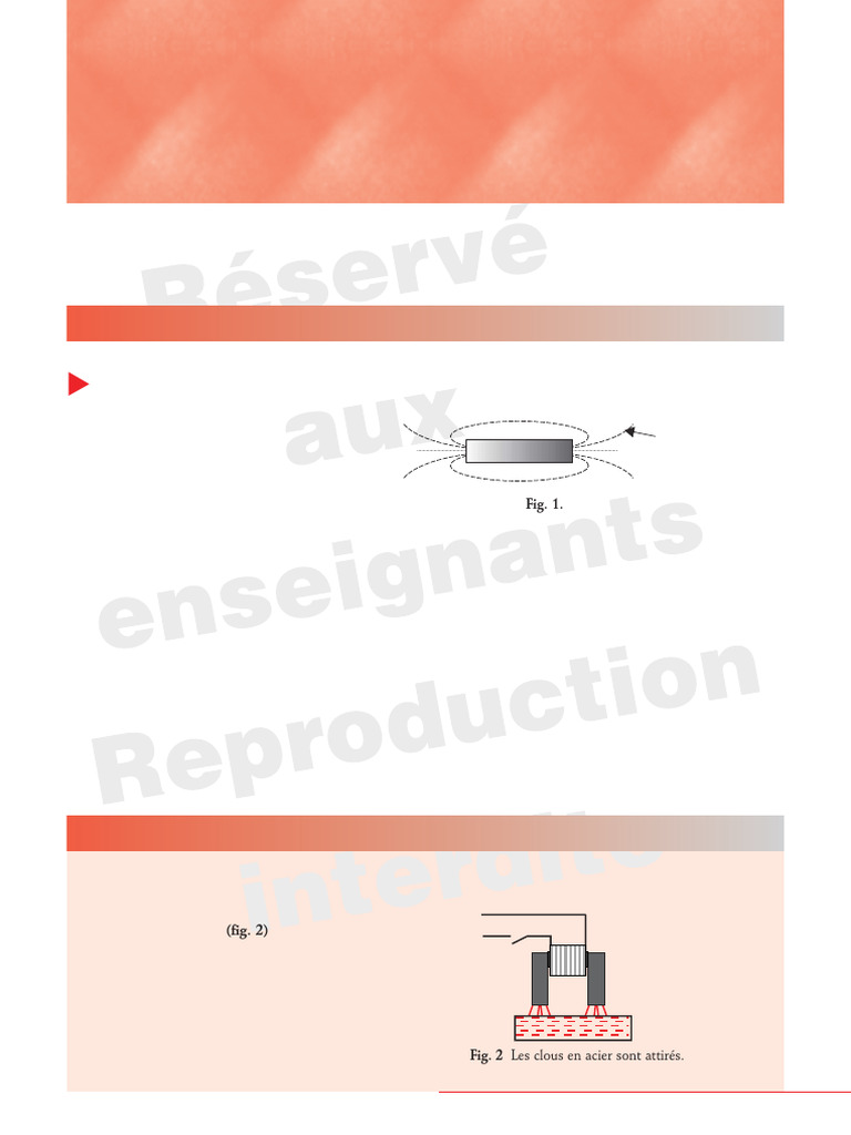 Effets du courant dans les bobines et aimants PDF Inducteur Champ — free download