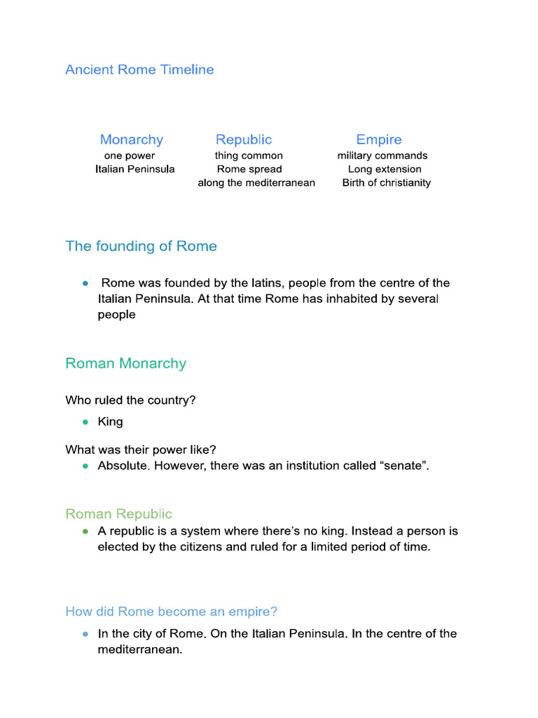 Ancient Rome | PDF