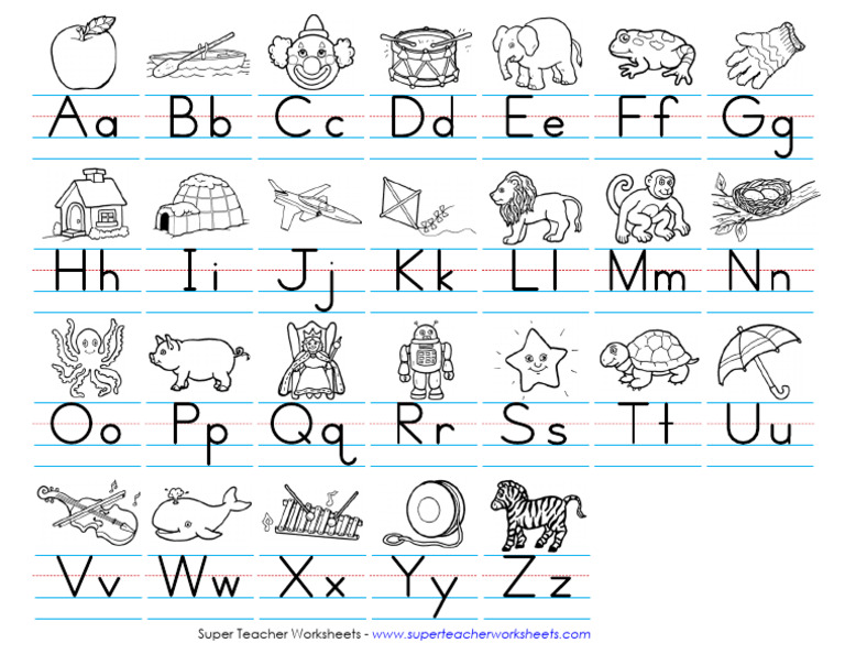 Alphabet Reference BW - GTAHY | PDF