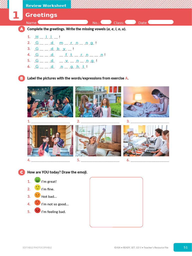 Greetings | PDF | Language Arts & Discipline