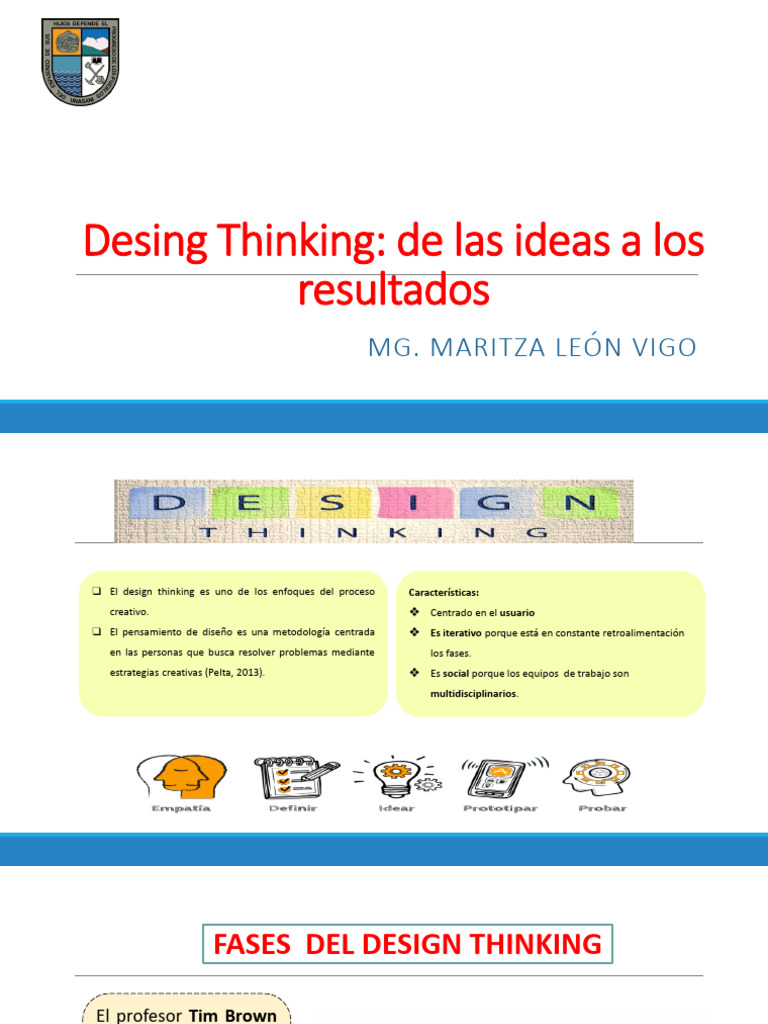 Design Thinking: Metodología y Fases | PDF | El pensamiento de diseño ...