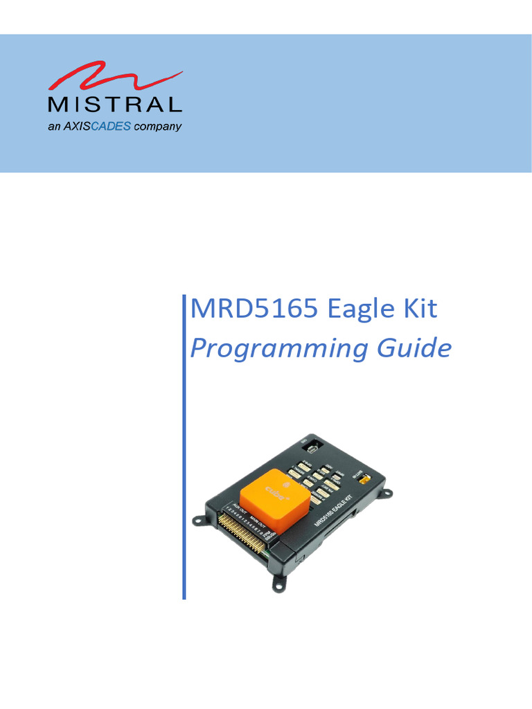 Ms Mrd5165 Eagle Kit User Guide Programming | PDF | Usb | Microsoft Windows