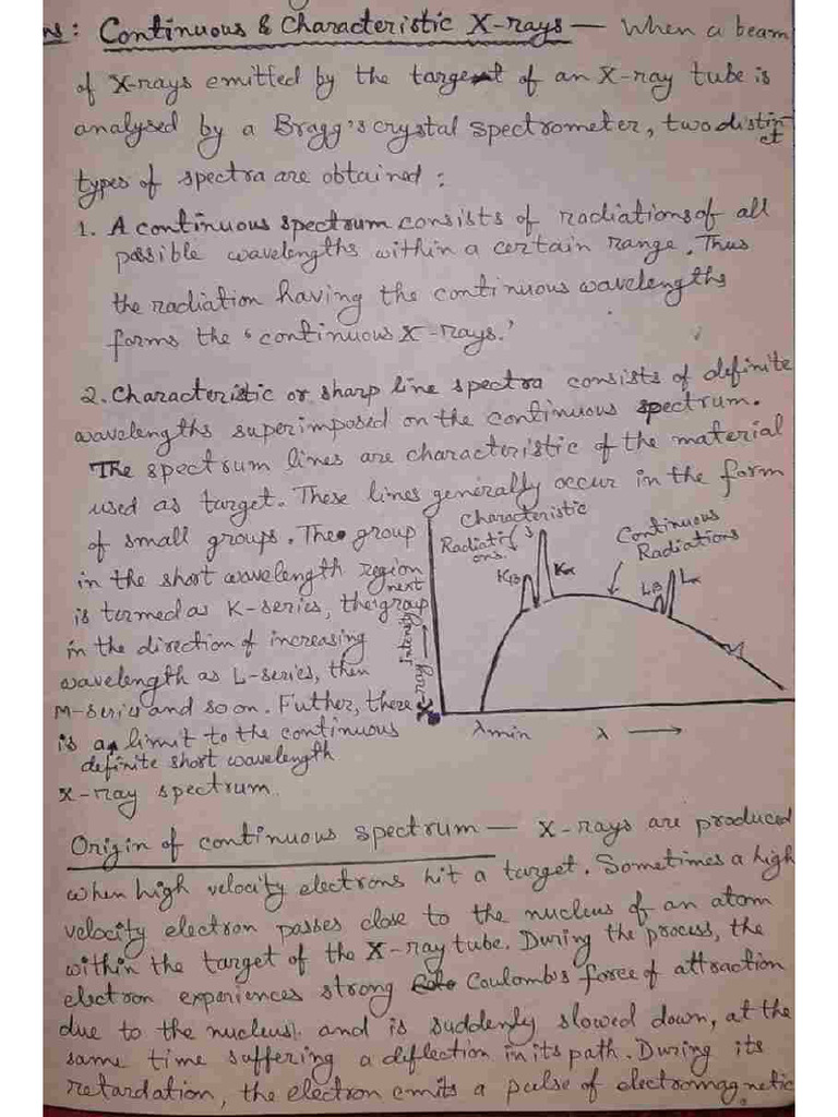 X Ray Notes | PDF