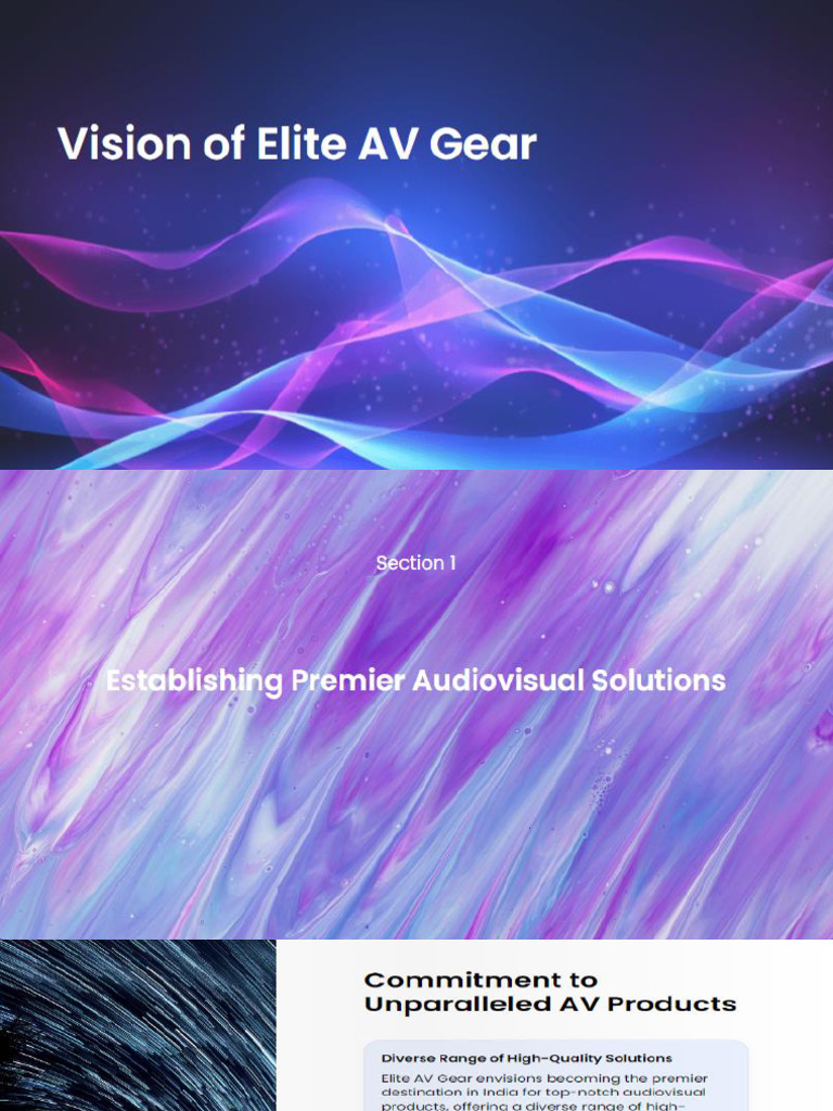 Elite av gear company vision pdf