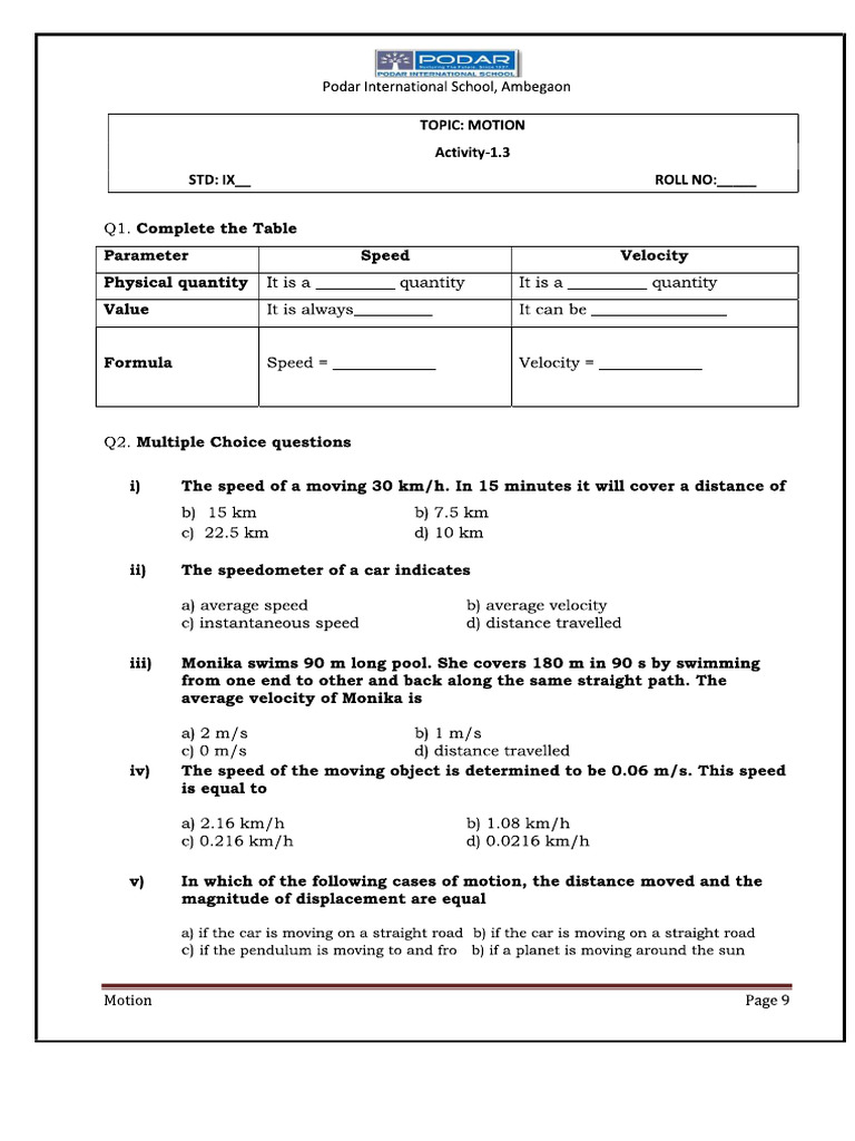 1719915906544.activity 9.3 Motion | PDF