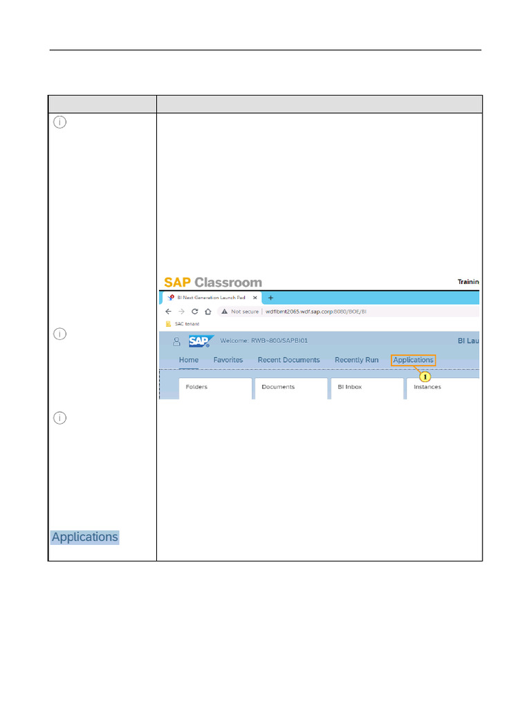 Create A Web Intelligence Document Based On An Existing Universe | PDF ...