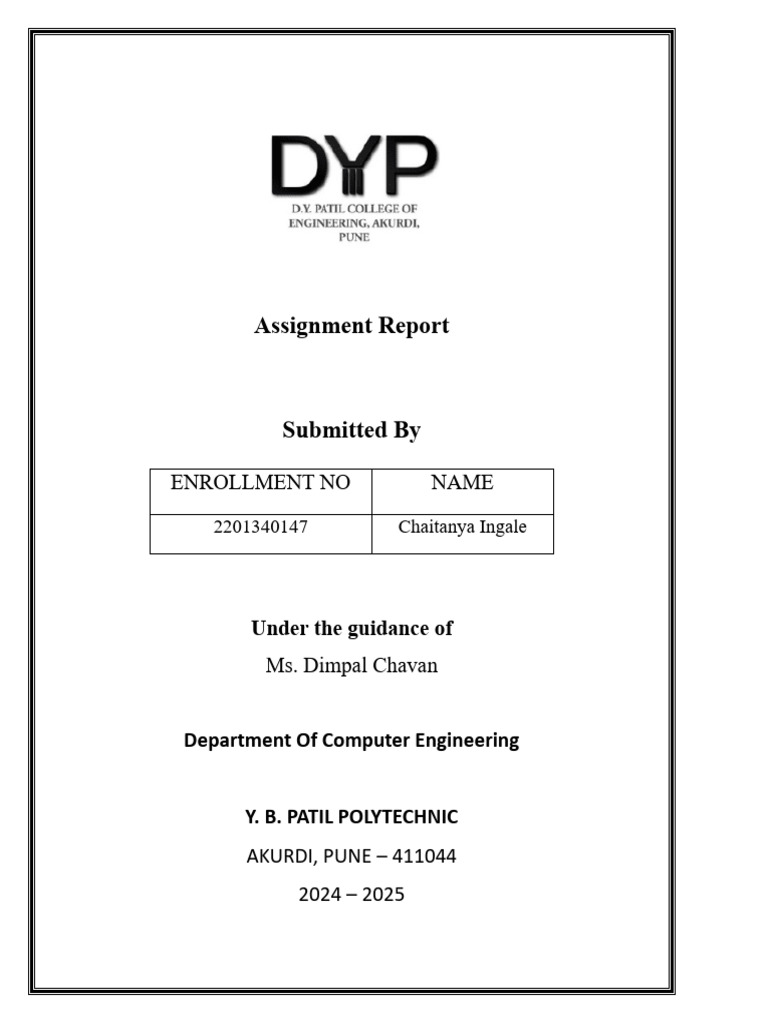 Assignment Report1 PDF | PDF