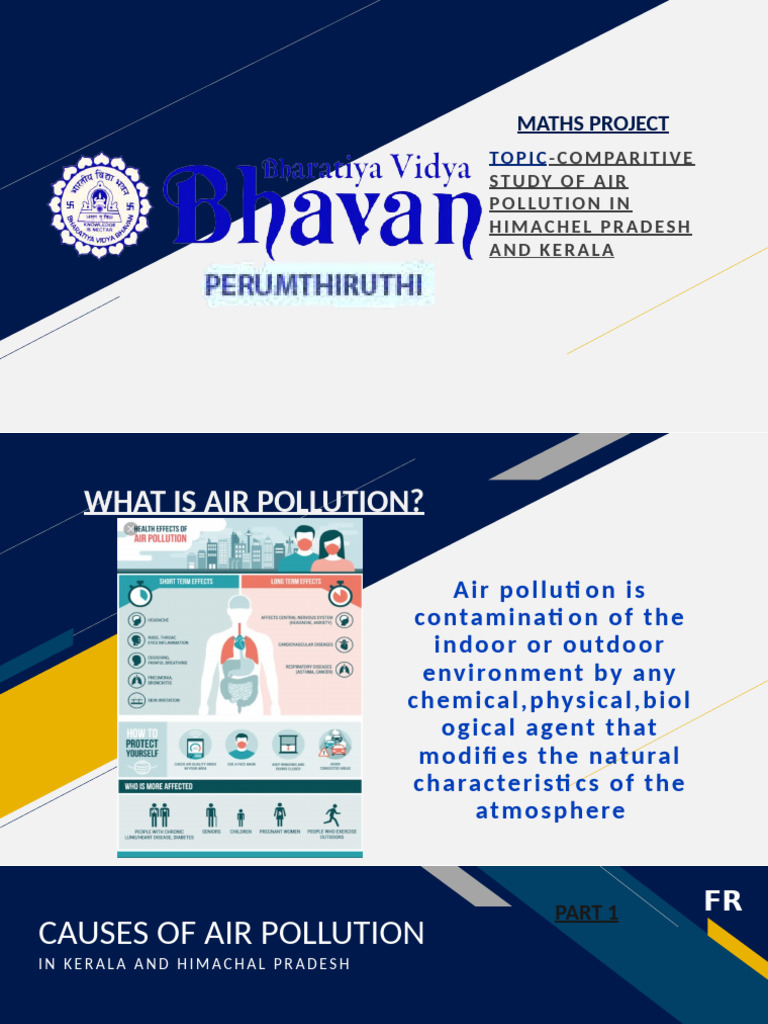 Maths Project Ppt Pdf Air Pollution Pollution