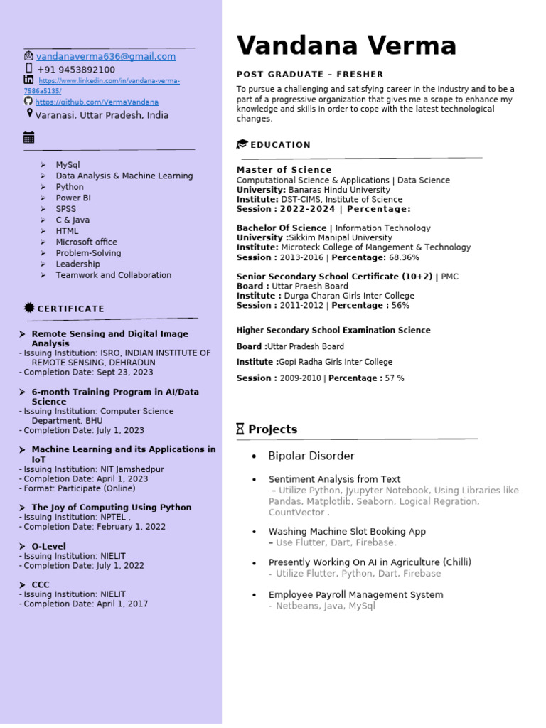 CV | PDF | Computing | Computer Science