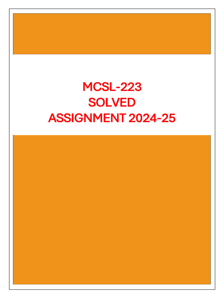 MCSL-223 Assignment: Networking & Data Mining | PDF | Transmission ...