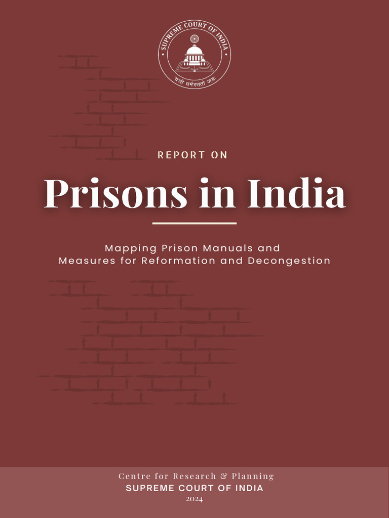 Reforming India's Prison System Report | PDF | Prison | Crimes