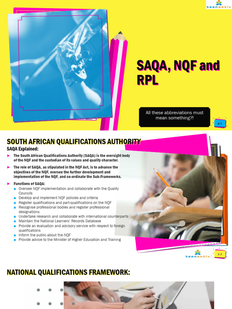 Understanding NQF Levels in South Africa | PDF | Academic Degree ...