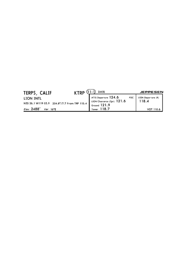 Printing airport chart format heading pdf technology engineering