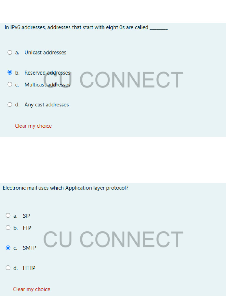 Computer Networks Quiz 100% Correct | PDF