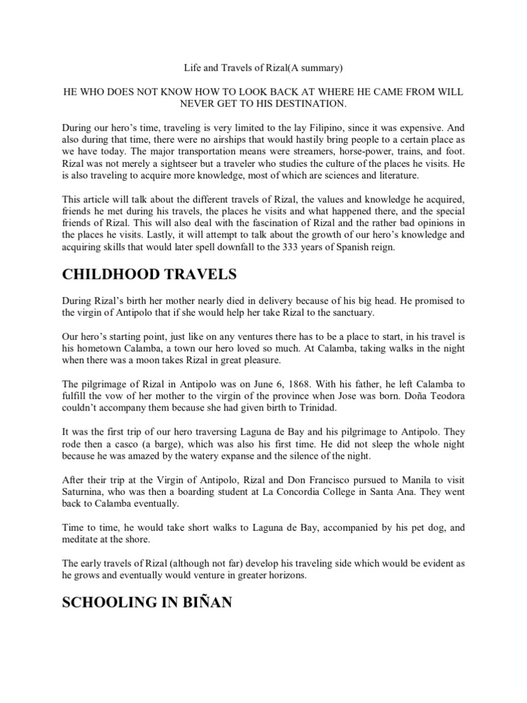 Rizal reflection essay image