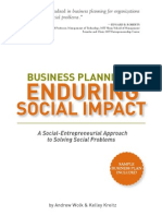 Business Planning for Enduring Social Impact 0