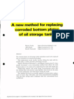 Niigata - Replacing Bottom Plates of Oil Storage Tanks