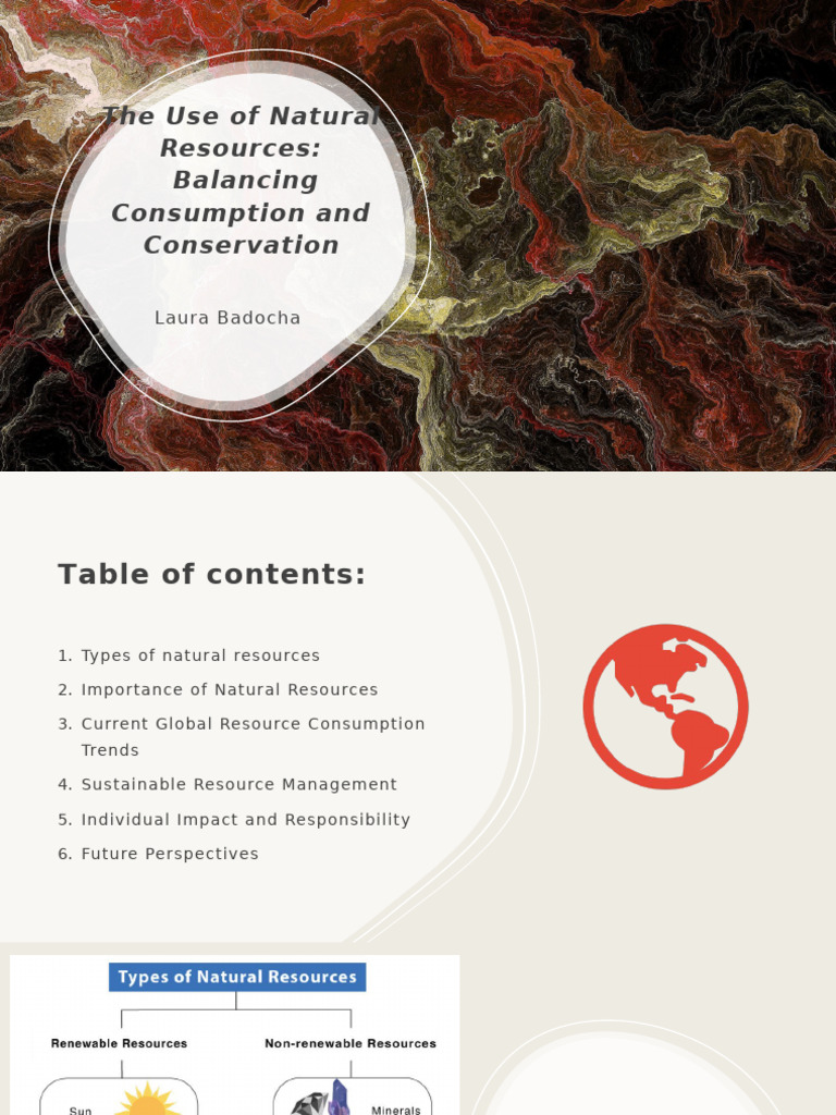 Badocha Laura - Natural Resources | PDF | Sustainability | Nature