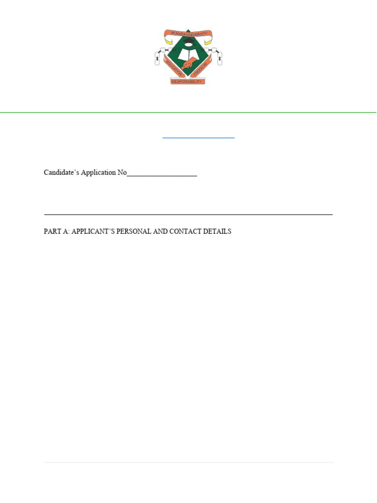 Mukuba University Nursing Application Form Pdf Professional