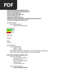 HOSA Study Sheet 