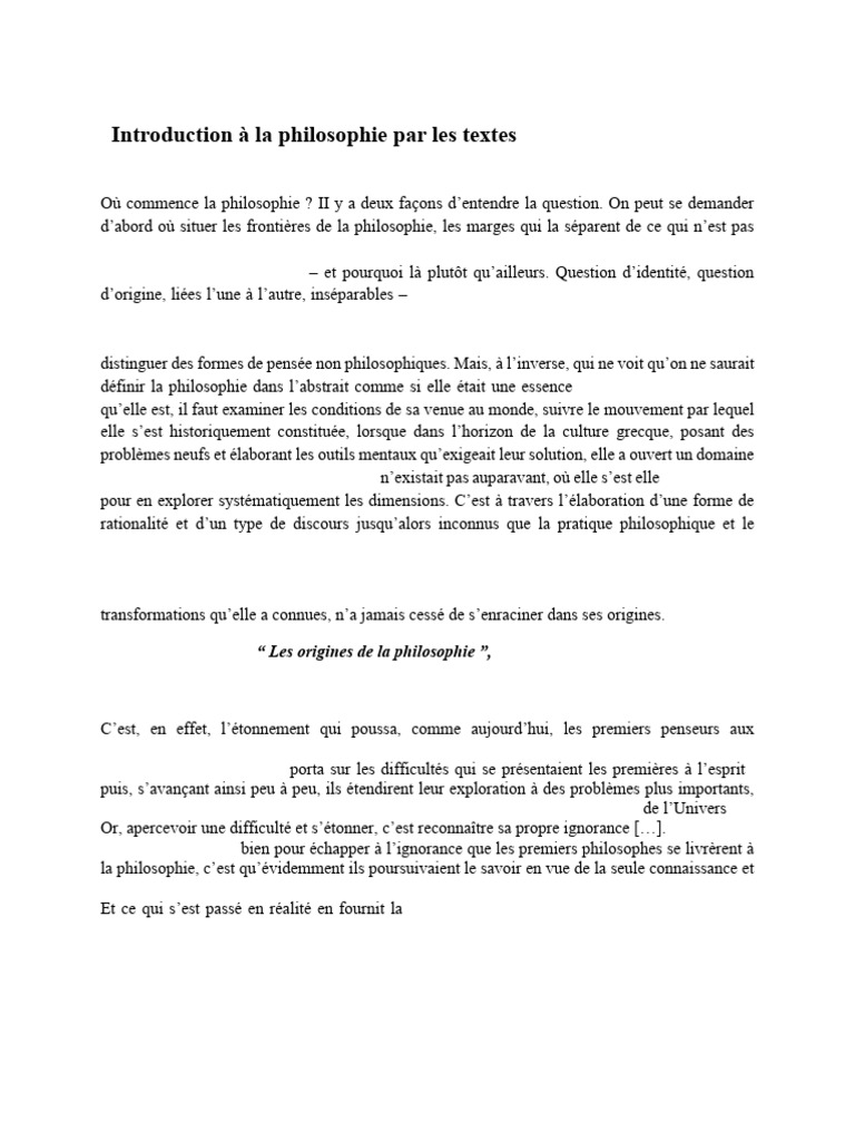 Origines et Évolution de la Philosophie | PDF | Zeus | Pythagore