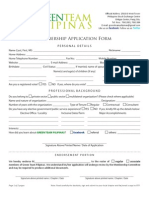 GTP Membership Form (Valid 1st Page Only)