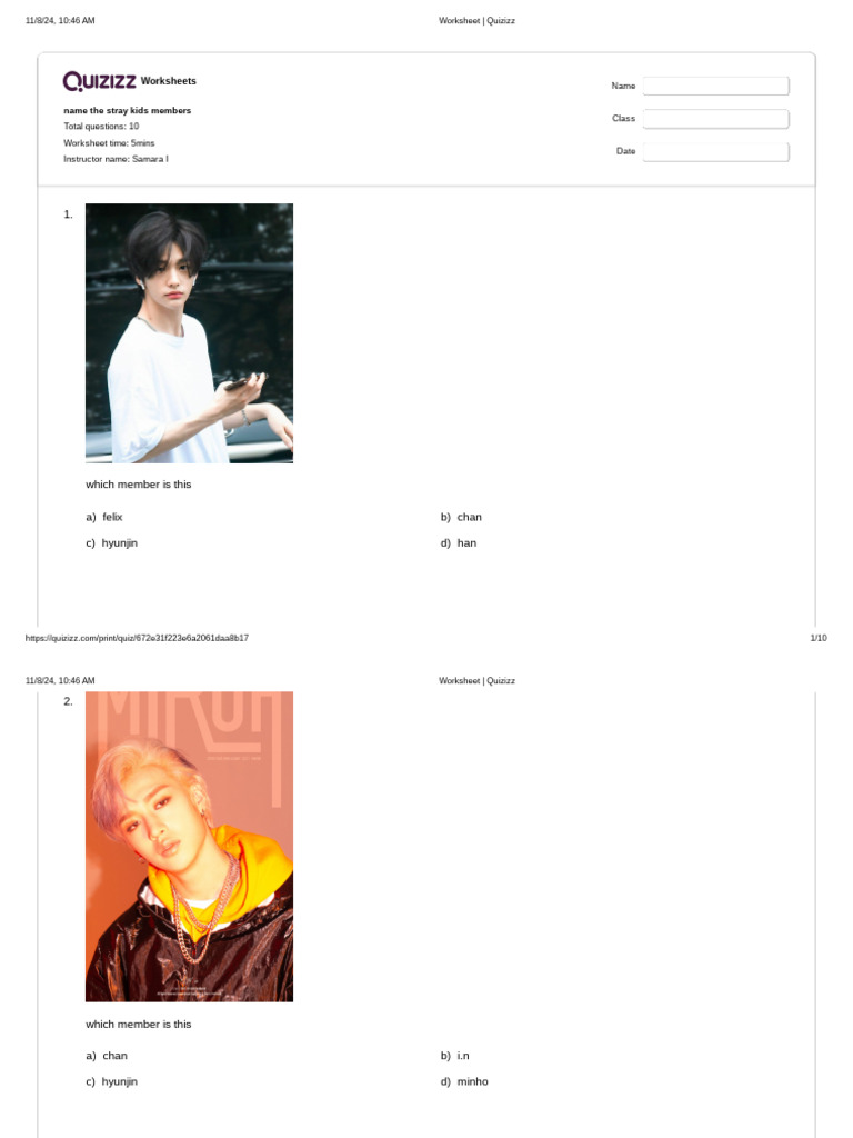 skz quiz PDF