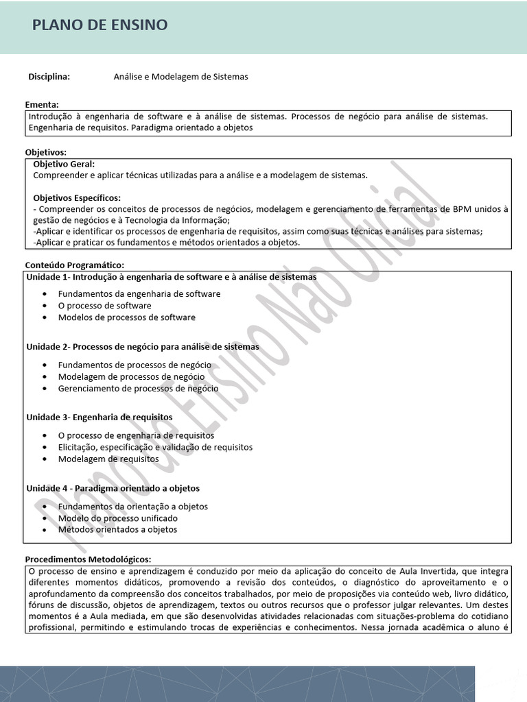 Modelagem de Requisitos em Sistemas | PDF | Engenharia de Software ...