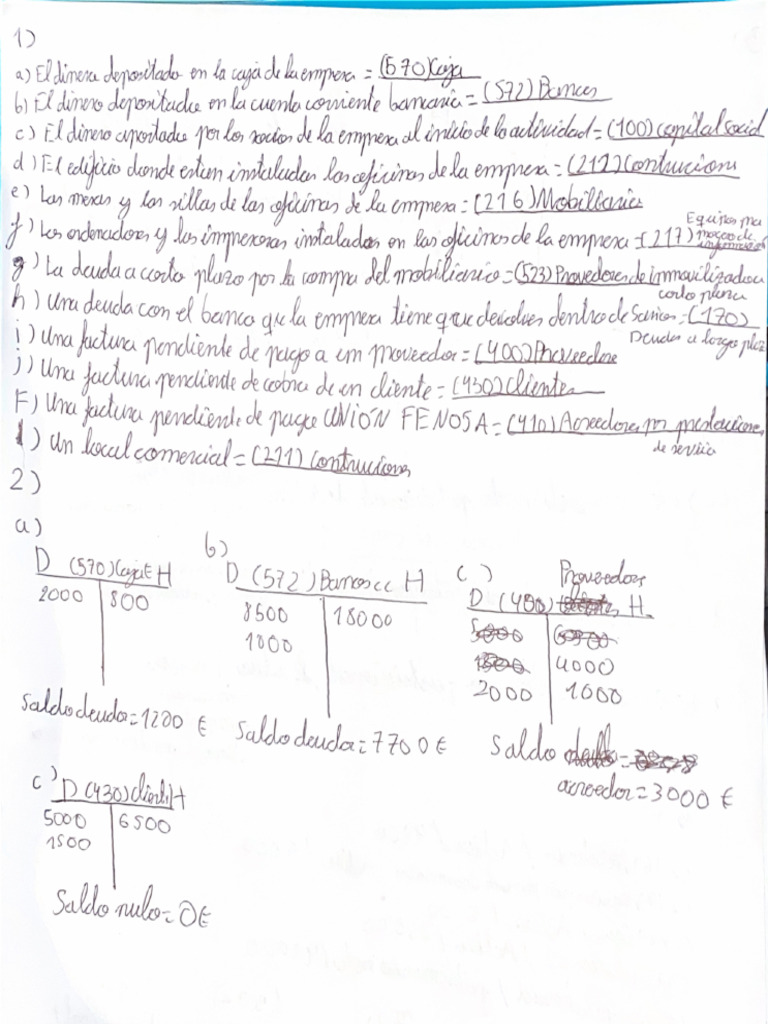 Ejercicios Contabilidad Pdf