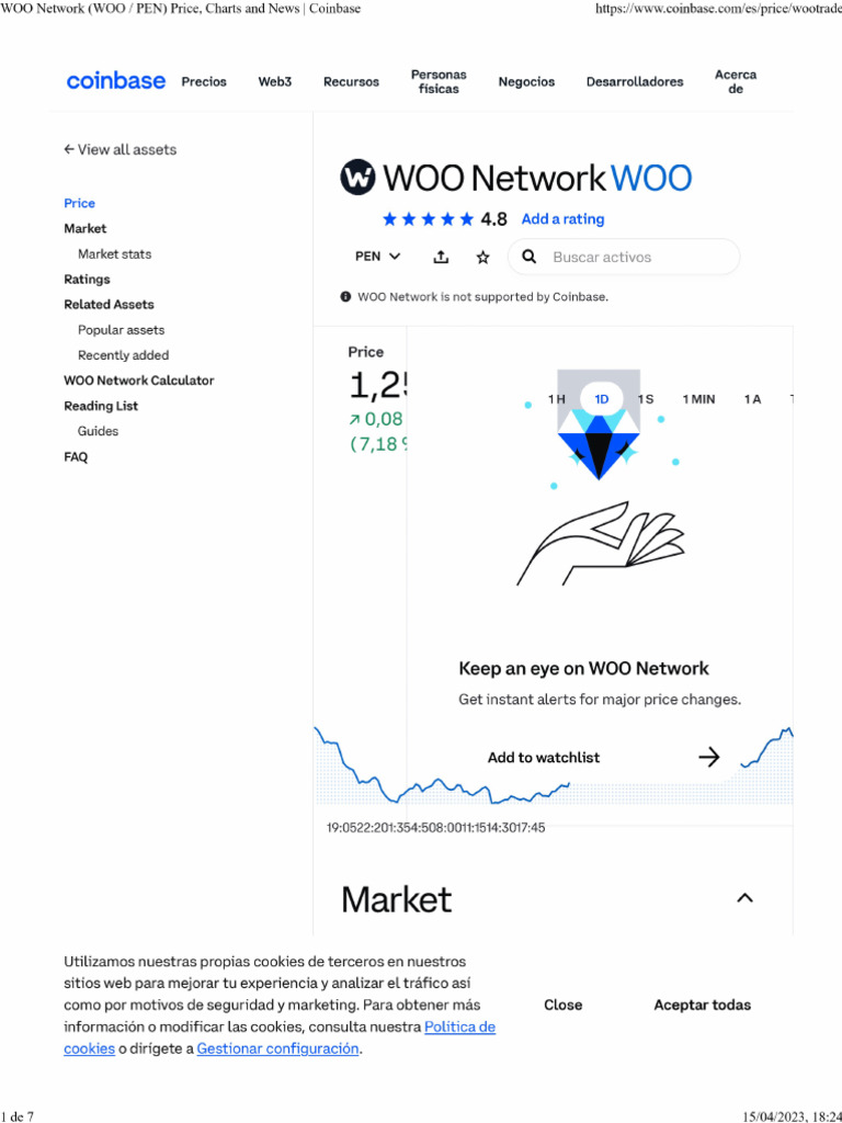 WOO Network Price & Charts on Coinbase | PDF | Business