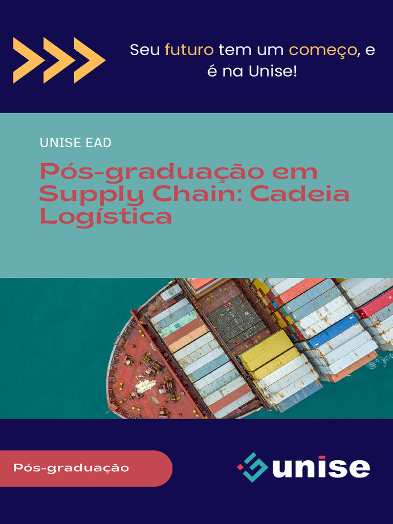 Pós-graduação EAD em Supply Chain | PDF | Cadeia de suprimentos | Logística