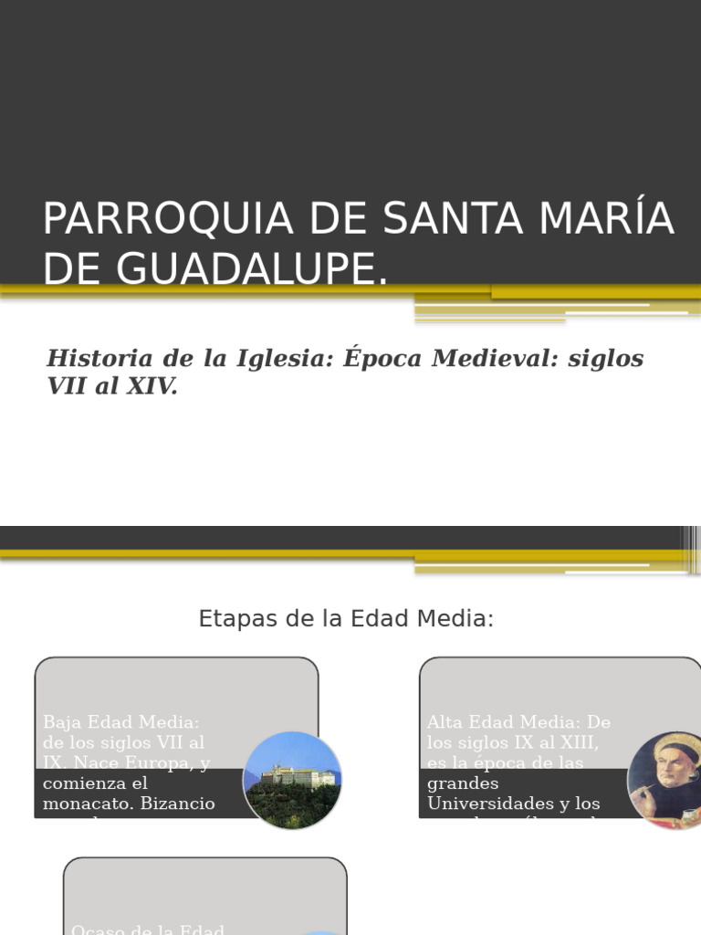 Historia de la Iglesia en la Edad Media | PDF | Carlomagno | Edades medias