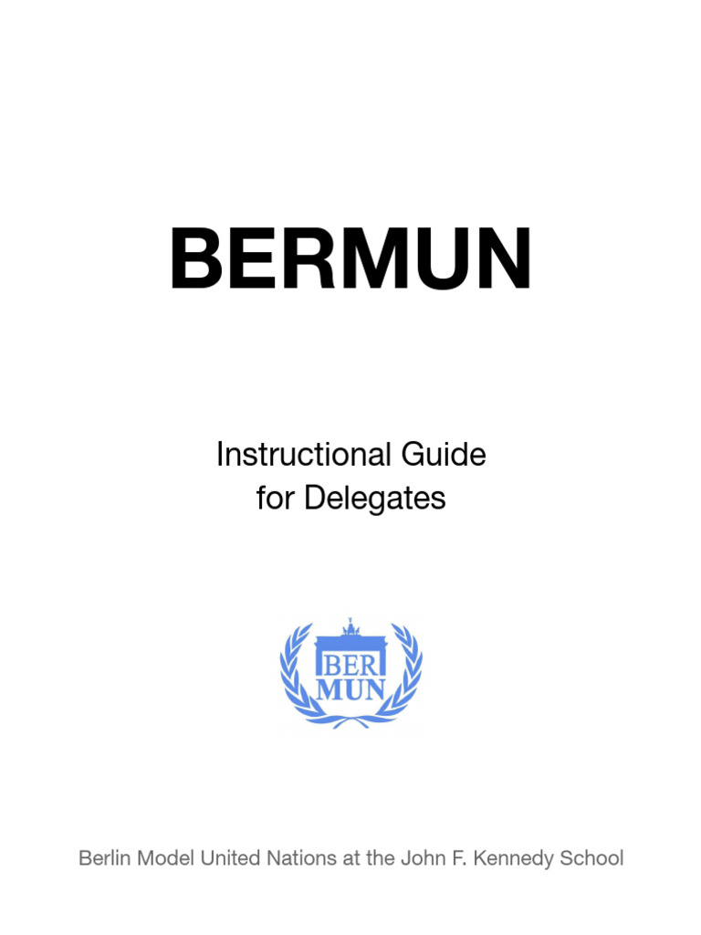 BERMUN Delegate Instructional Guide | PDF | United Nations Security ...
