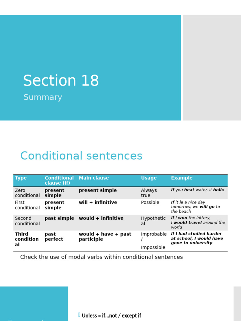 Section 18 Summary | PDF
