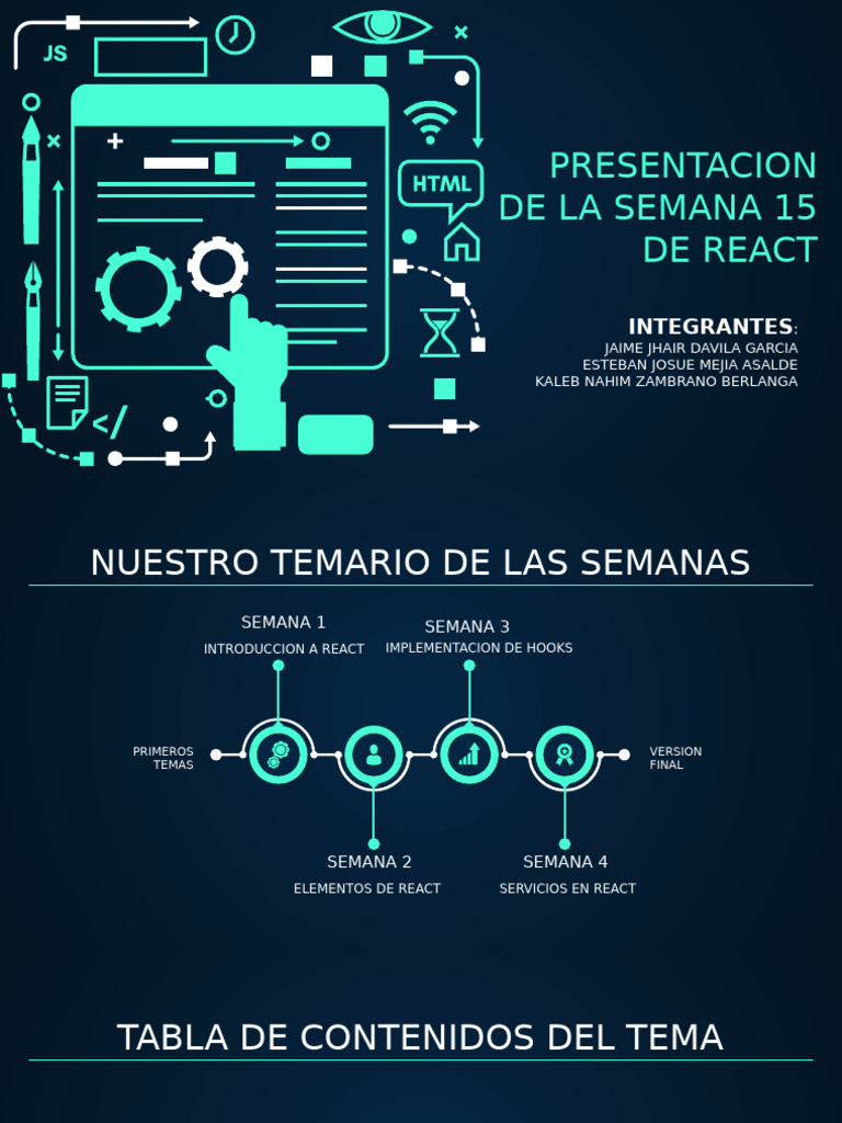 Introducción a React y sus Hooks | PDF | Tecnologías de la información ...