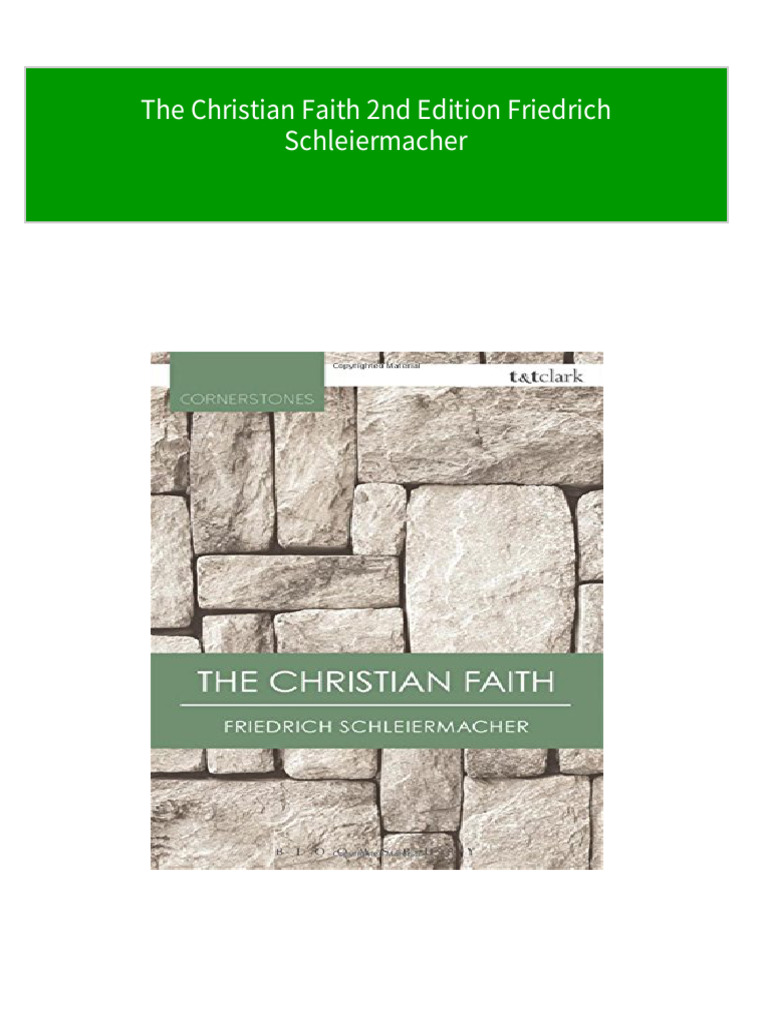 【中古】 Christian Faith Revised/T &amp; T CLARK US/Friedrich Schleiermacher The Christian Faith: : T&T Clark Cornerstones Friedrich