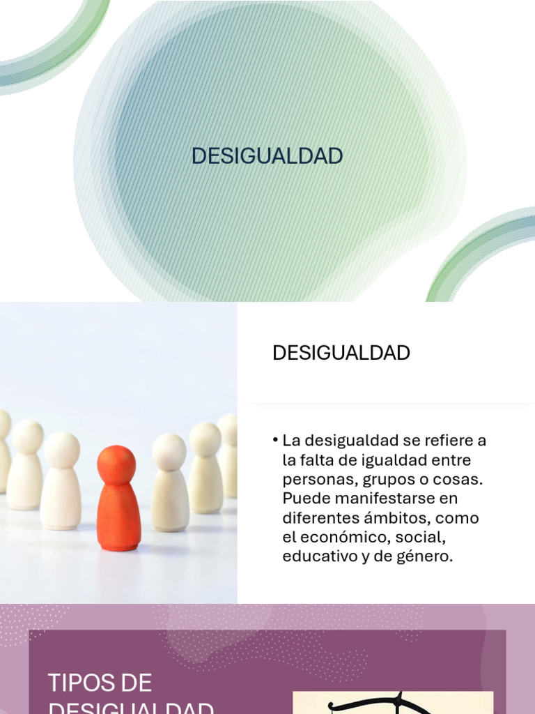 Tipos de Desigualdad Social | PDF