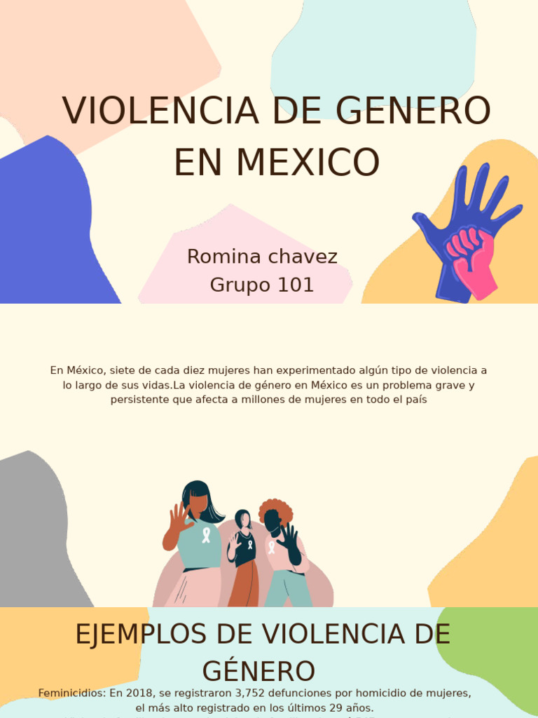 Violencia de Género en México: Realidad y Soluciones | PDF | Ciencias ...