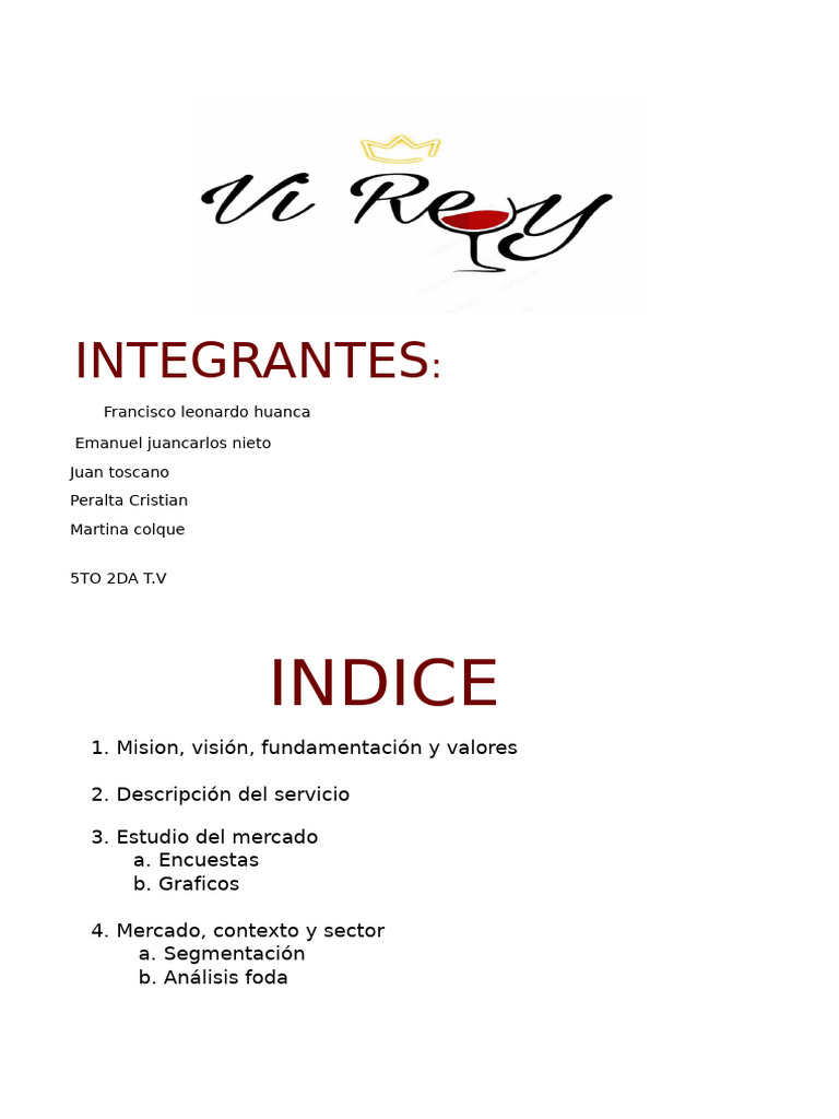 VI Rey Word | PDF