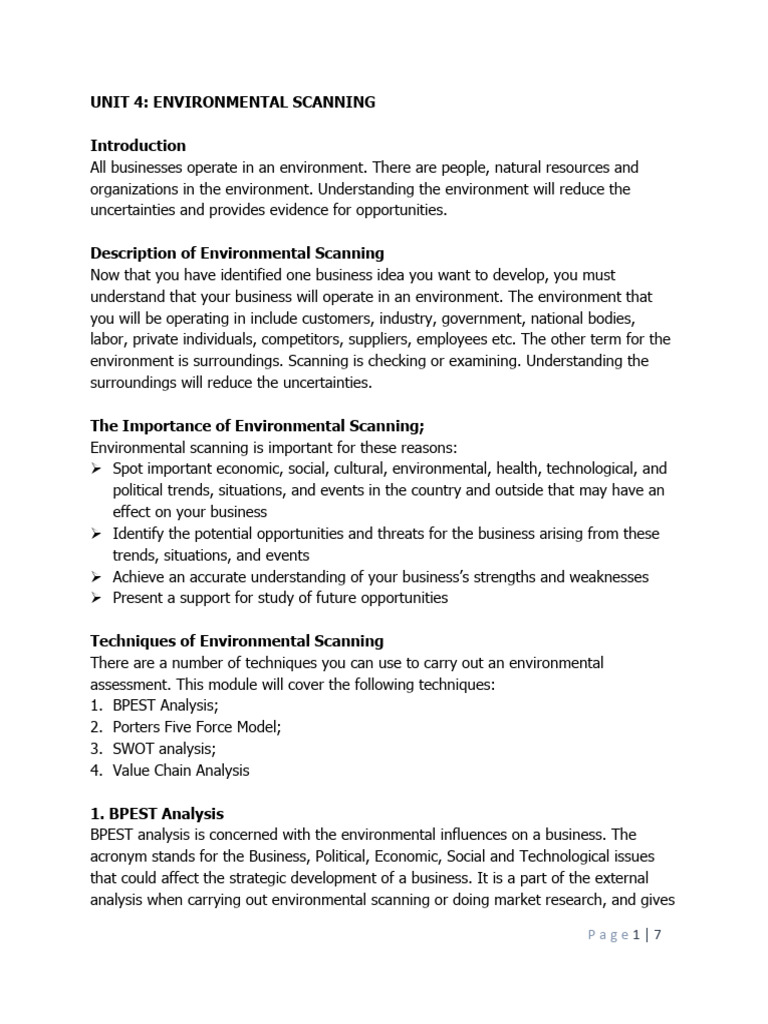 environmental-scanning-pdf-swot-analysis-competitive-advantage